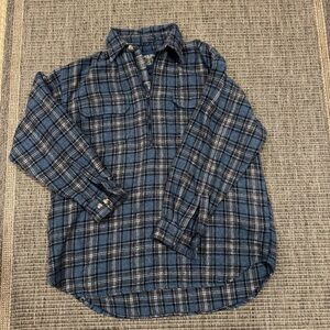 Vintage Men's Salmon River Trader’s Wool Blend 1/2 zip Jacket